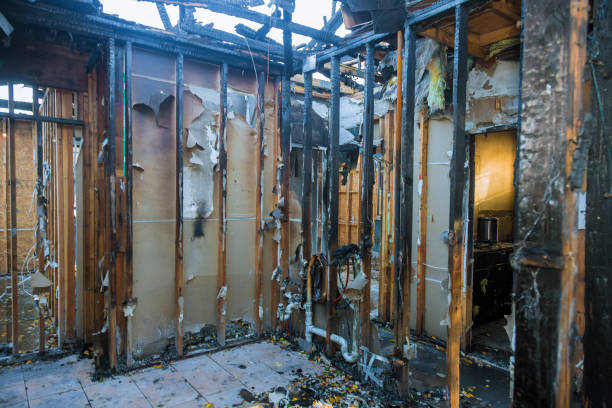 Professional Fire Damage Removal technician working in McLeansville, NC